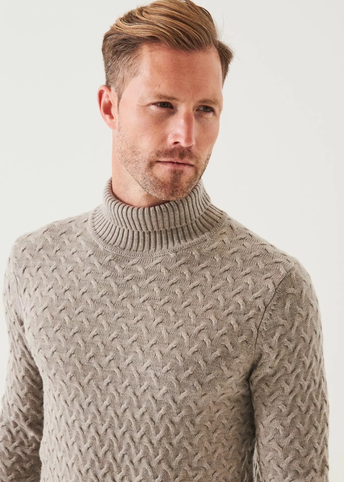 PATRICK ASSARAF Cable Turtleneck Best Sale