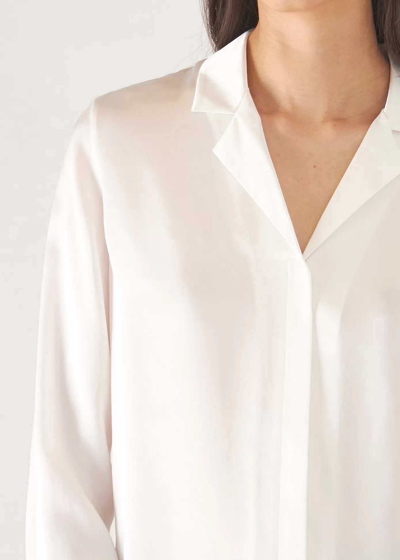 PATRICK ASSARAF Camp Collar Silk Shirt Flash Sale