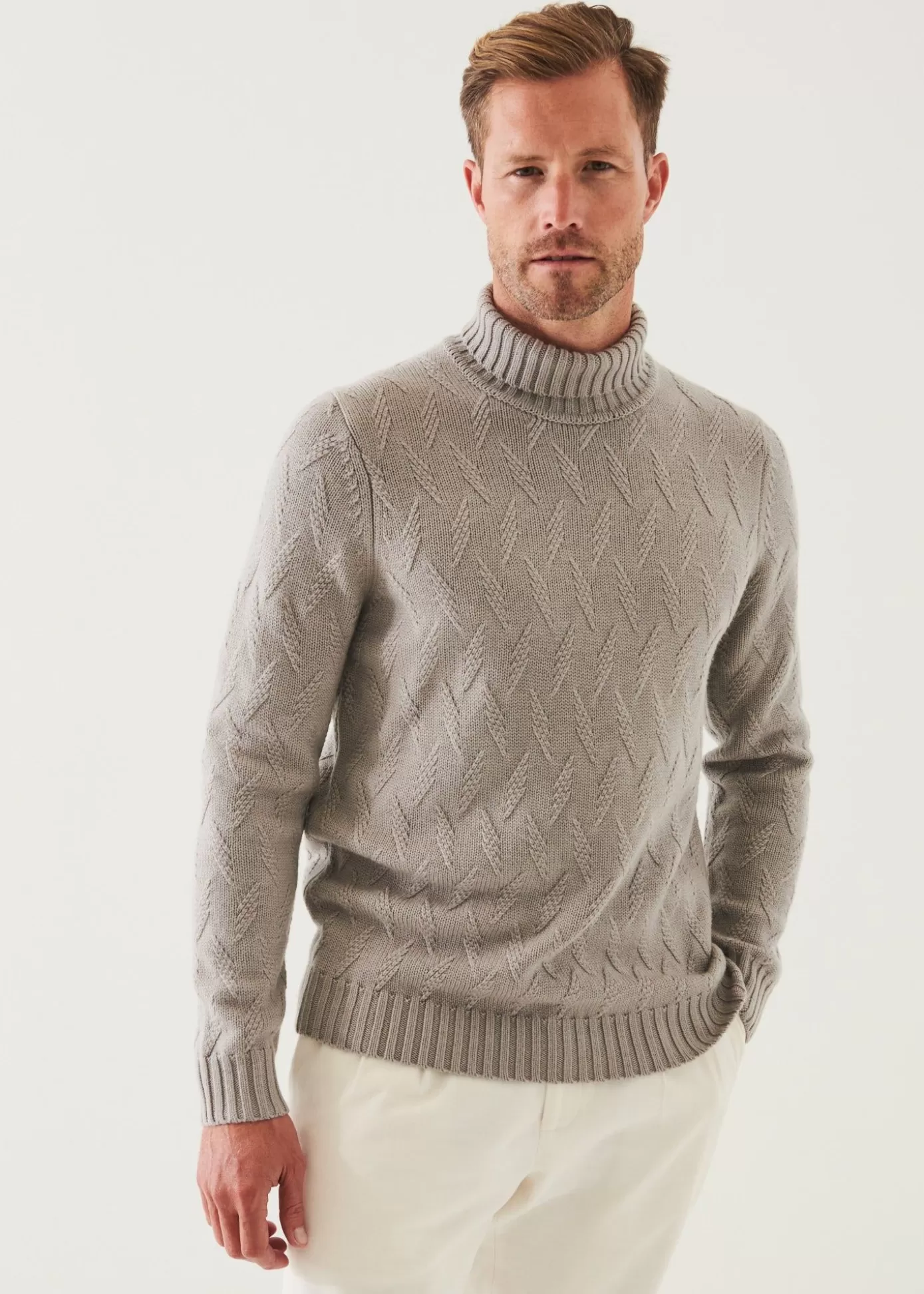 PATRICK ASSARAF Chevron Turtleneck Store