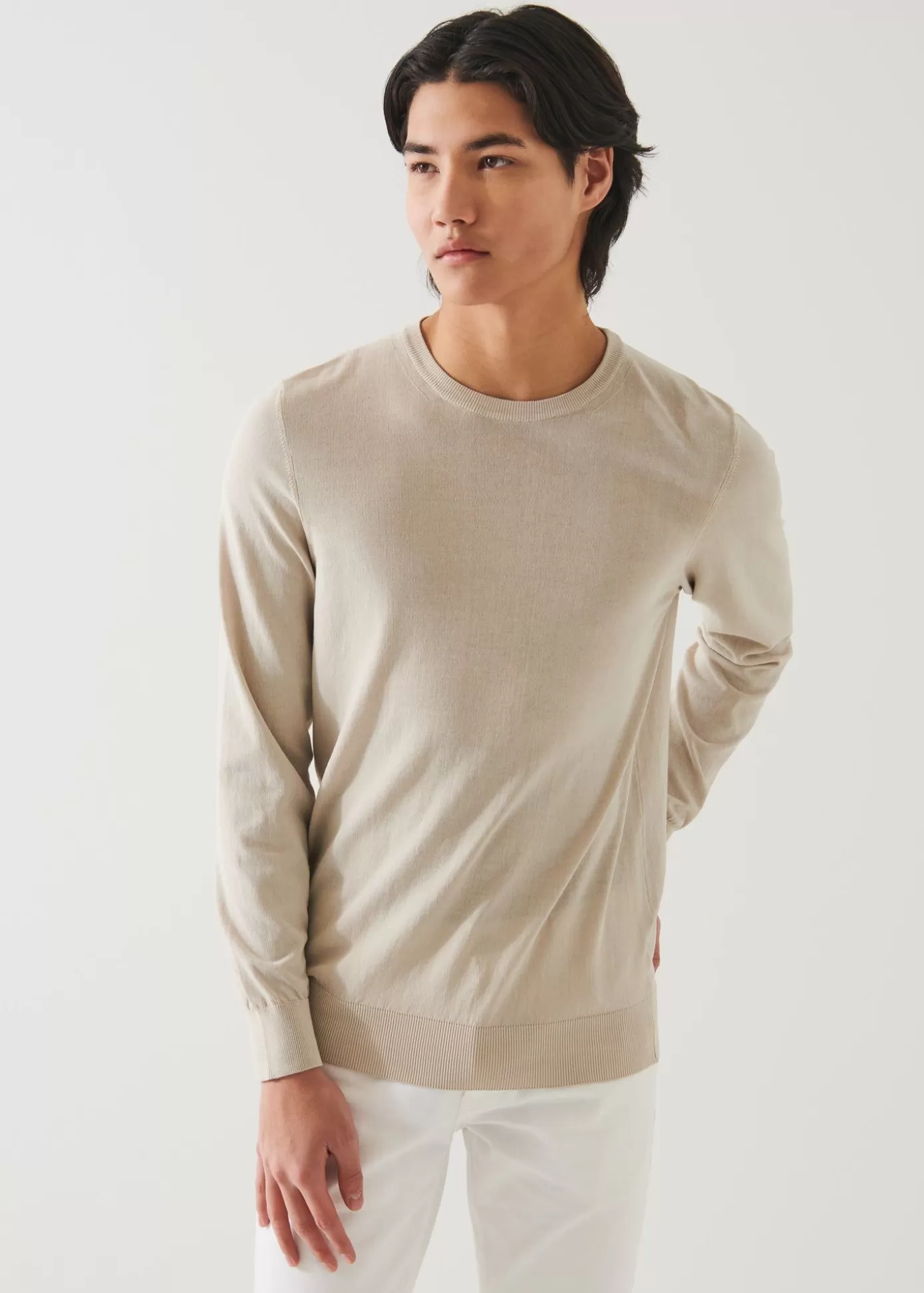 PATRICK ASSARAF Cotton Crewneck Discount