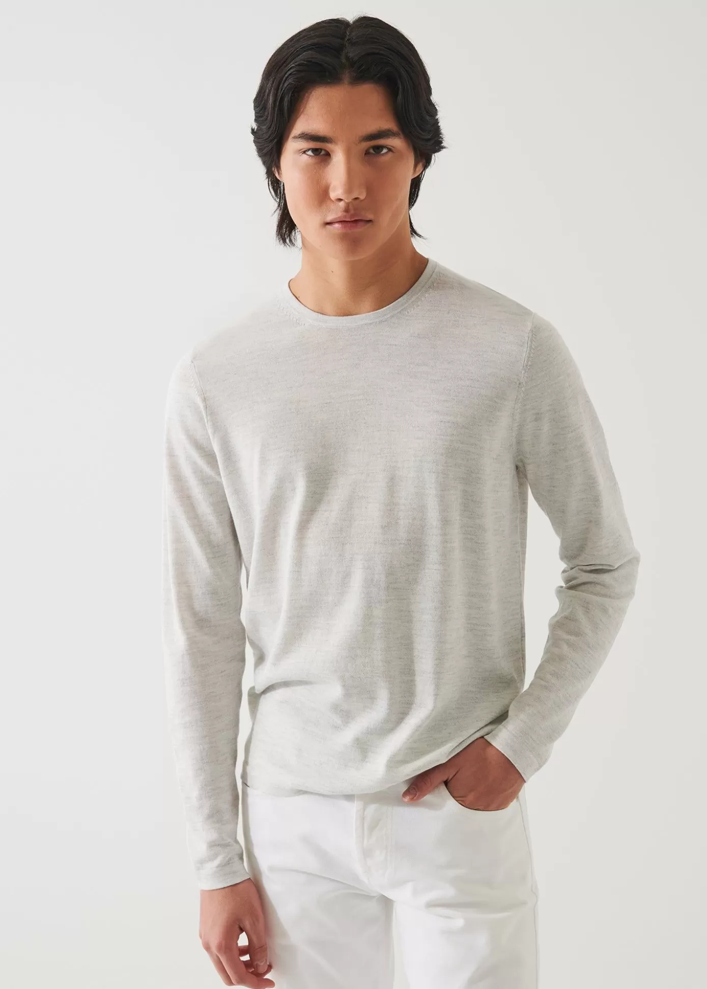 PATRICK ASSARAF Cotton Cupro Crewneck New