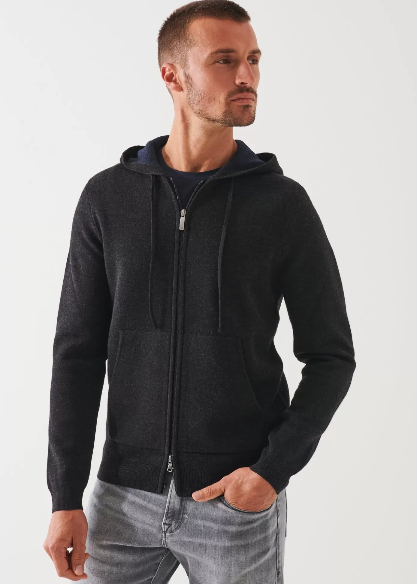 PATRICK ASSARAF Double Face Zip-Up Hoodie Online