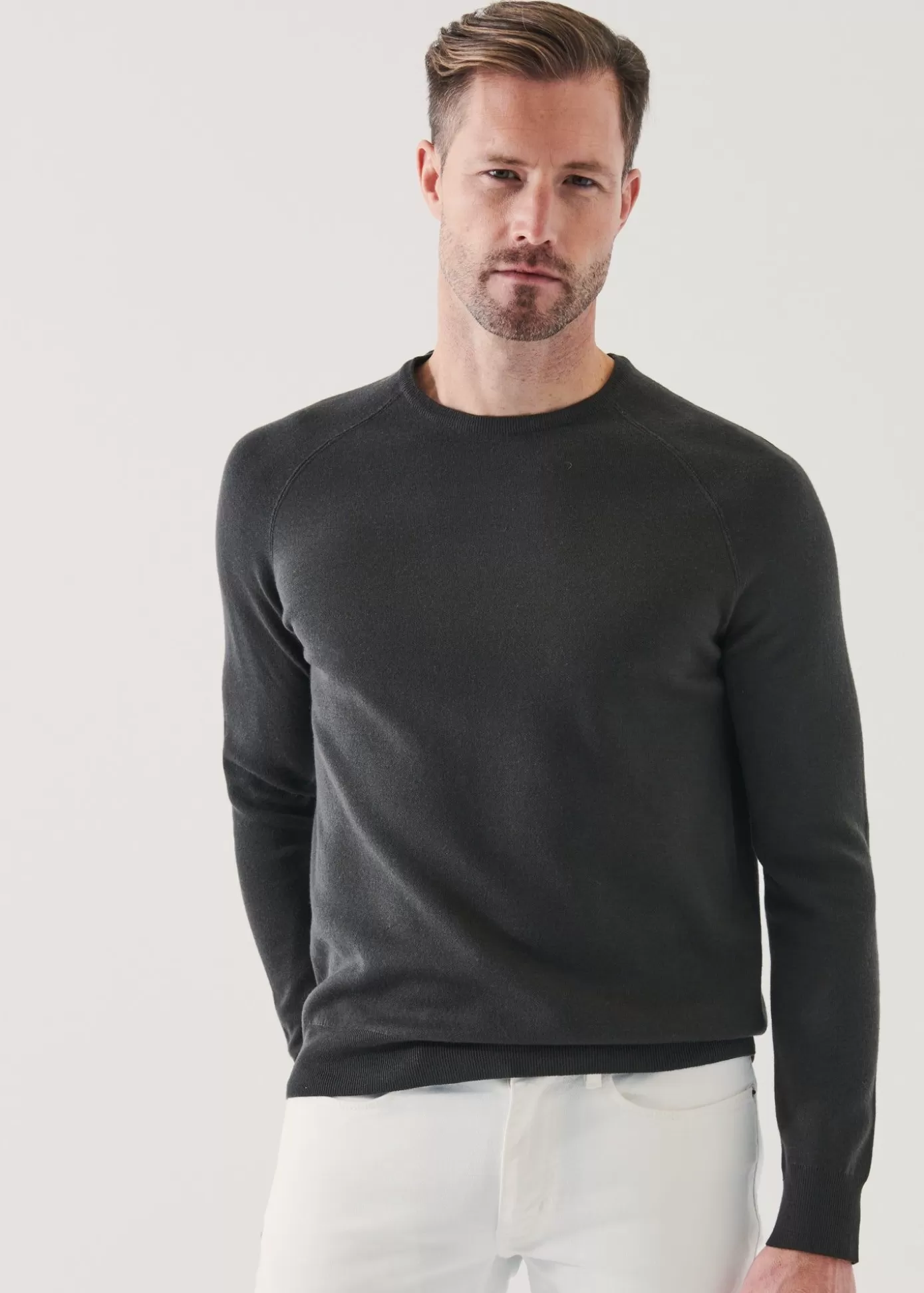 PATRICK ASSARAF Double-Face Crewneck Sweater Clearance