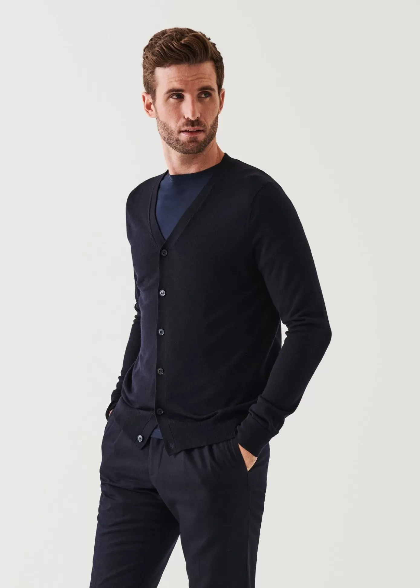 PATRICK ASSARAF Extra-Fine Merino Cardigan Hot