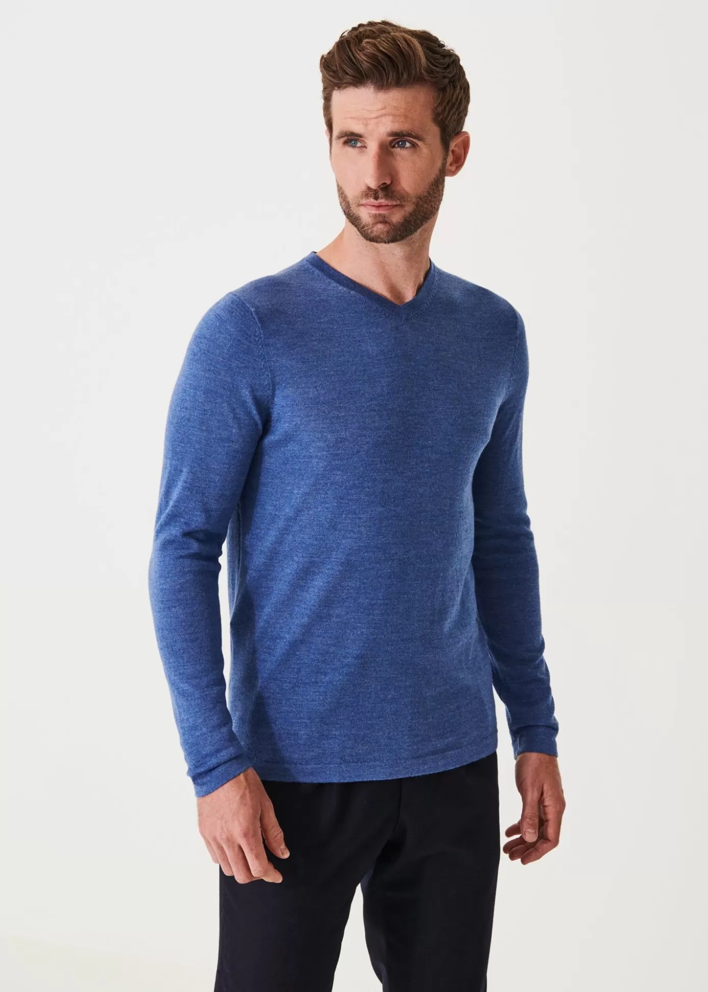 PATRICK ASSARAF Extra-Fine Merino V-Neck Cheap