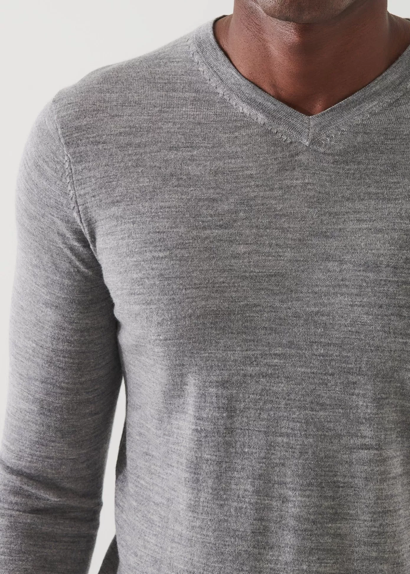 PATRICK ASSARAF Extra-Fine Merino V-Neck Sale