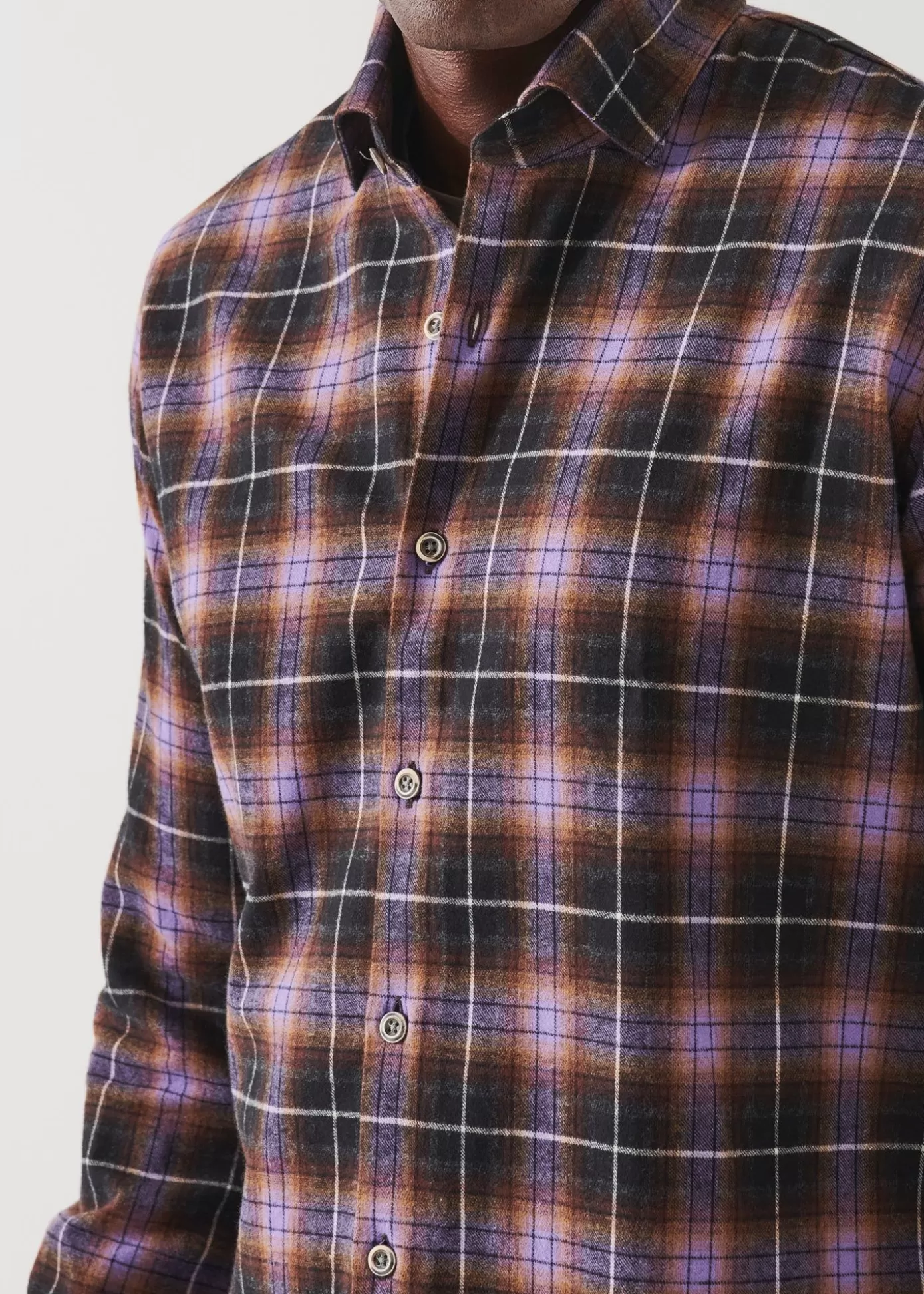 PATRICK ASSARAF Flannel Shirt Cheap