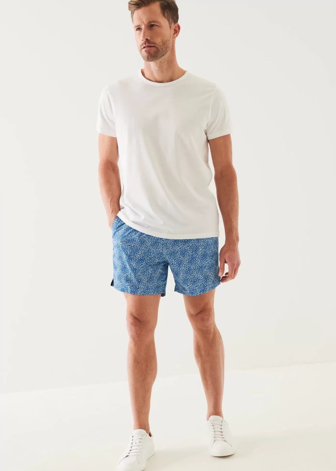 PATRICK ASSARAF Floral Swim Short Flash Sale