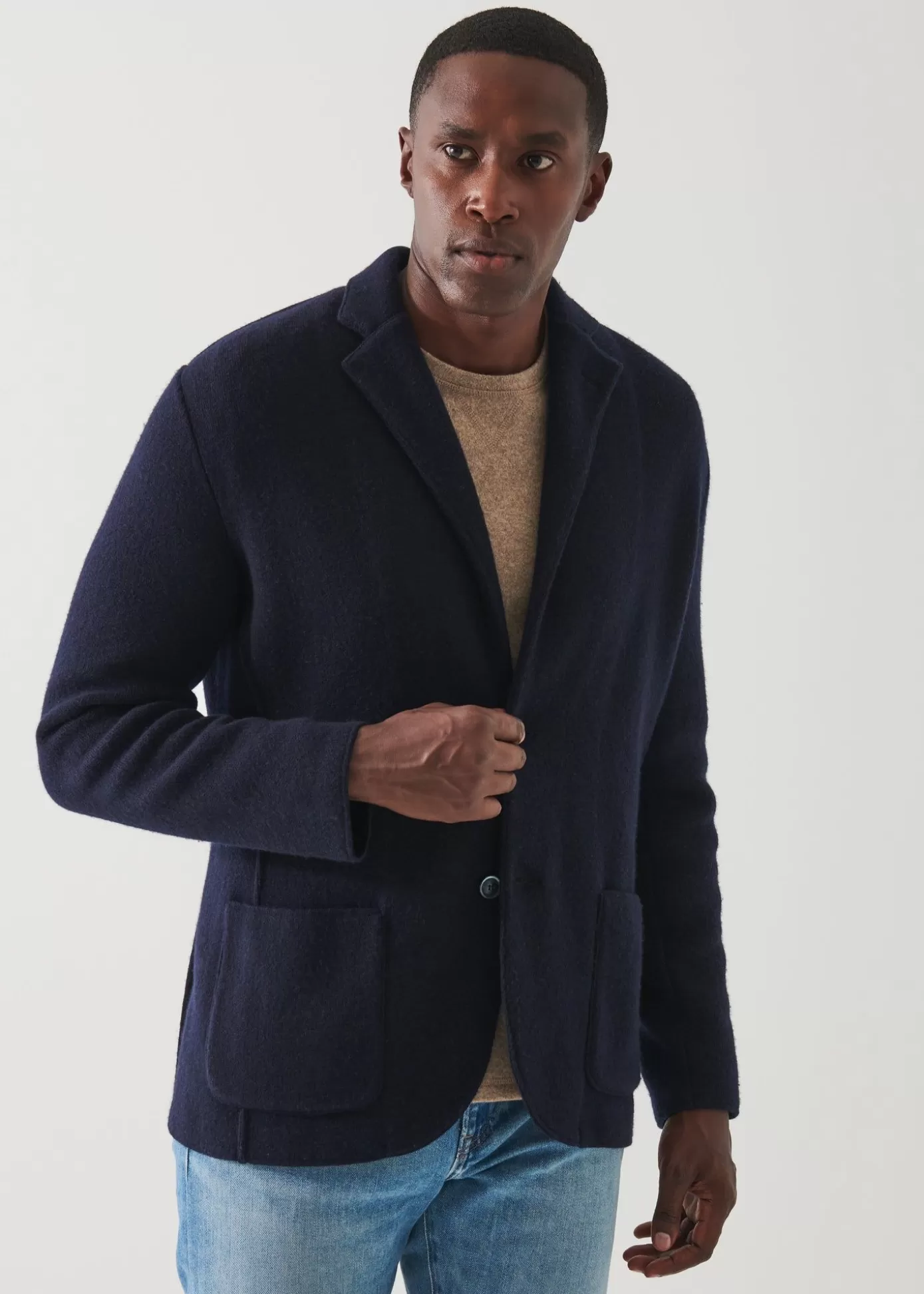 PATRICK ASSARAF Italian Cashmere Two-Button Blazer Shop