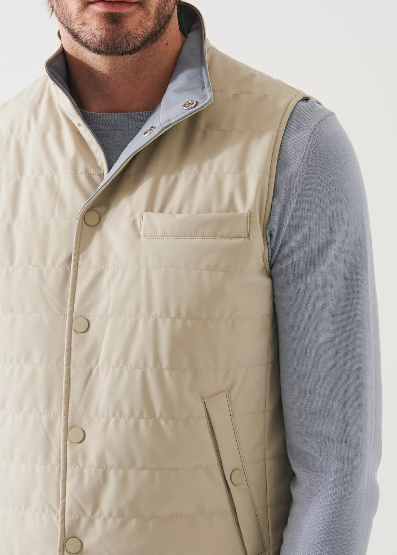 PATRICK ASSARAF Italian Nylon Quilted Vest Shop