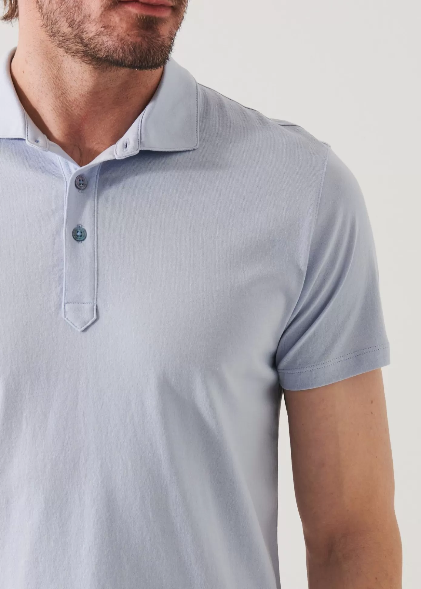 PATRICK ASSARAF Mercerized Pima Cotton Polo Best Sale