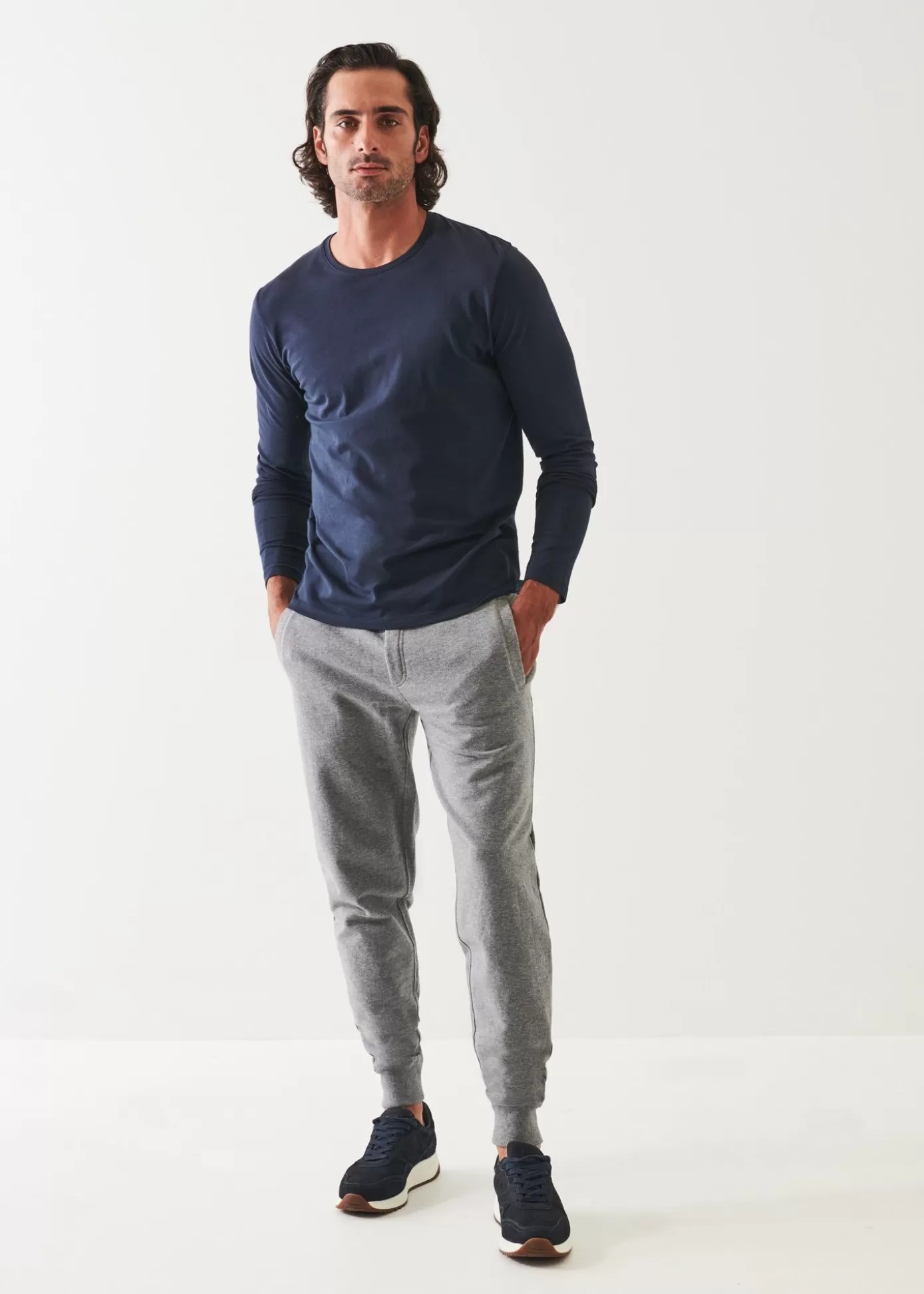 PATRICK ASSARAF Pima Cotton French Terry Fleece Jogger Sale