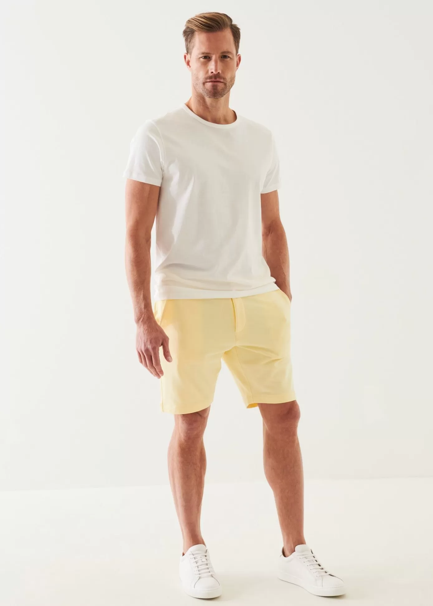 PATRICK ASSARAF Pima Cotton French Terry Short Cheap