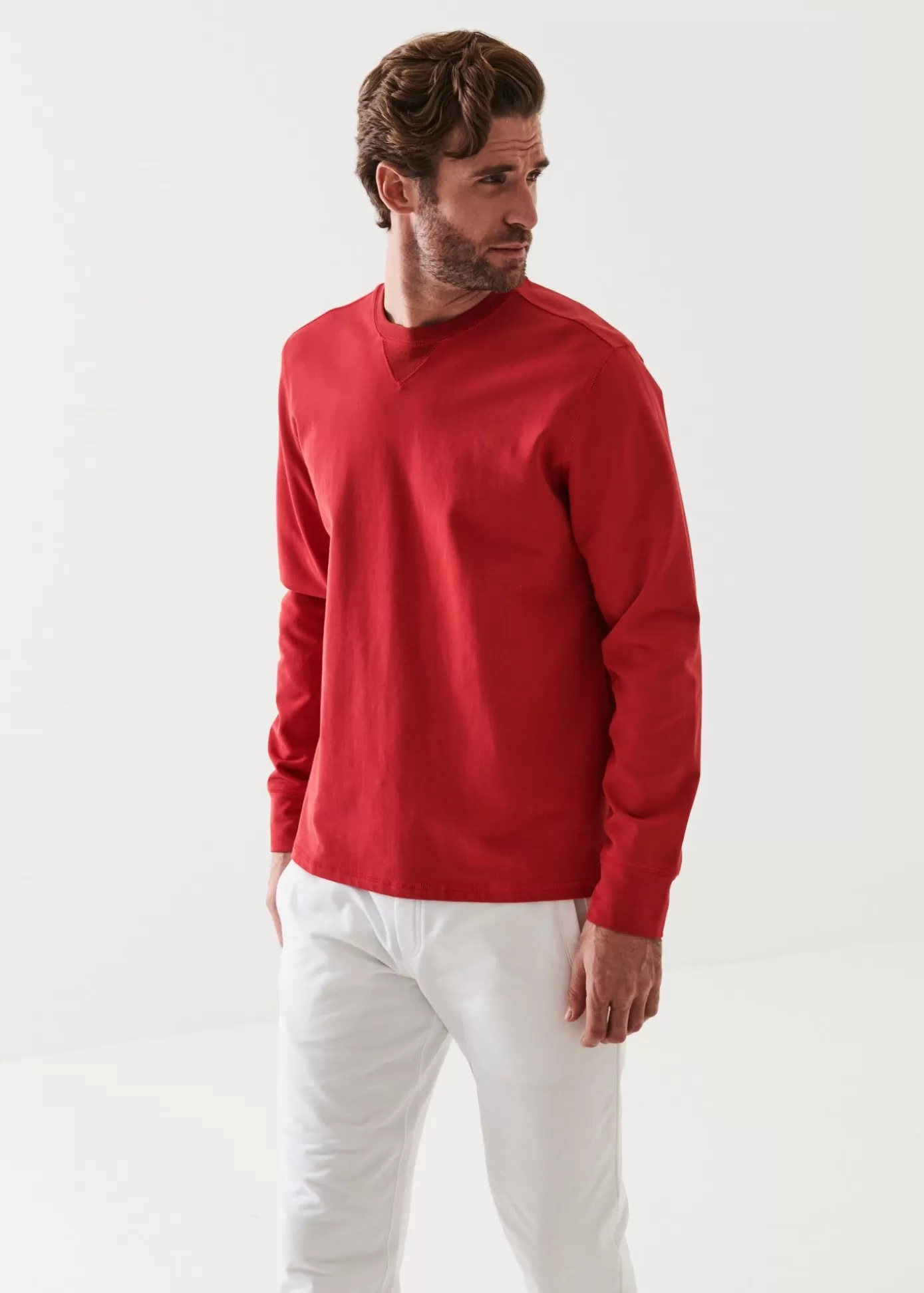 PATRICK ASSARAF Pima Cotton French Terry Sweatshirt Online