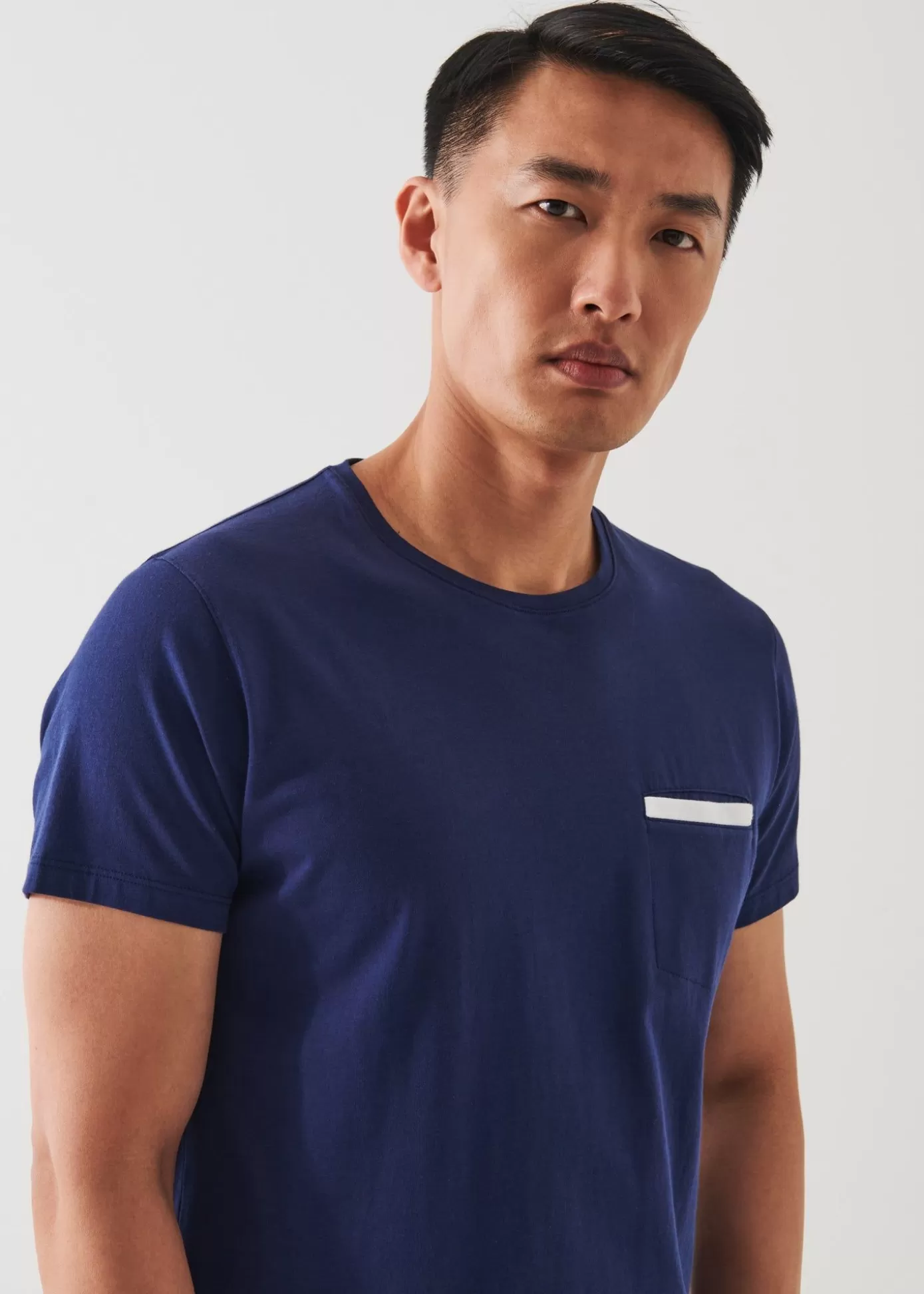 PATRICK ASSARAF Pima Cotton Stretch Pocket T-Shirt Outlet