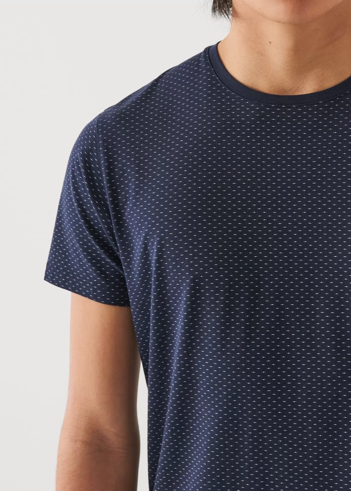 PATRICK ASSARAF Pima Cotton Stretch Printed T-Shirt Online