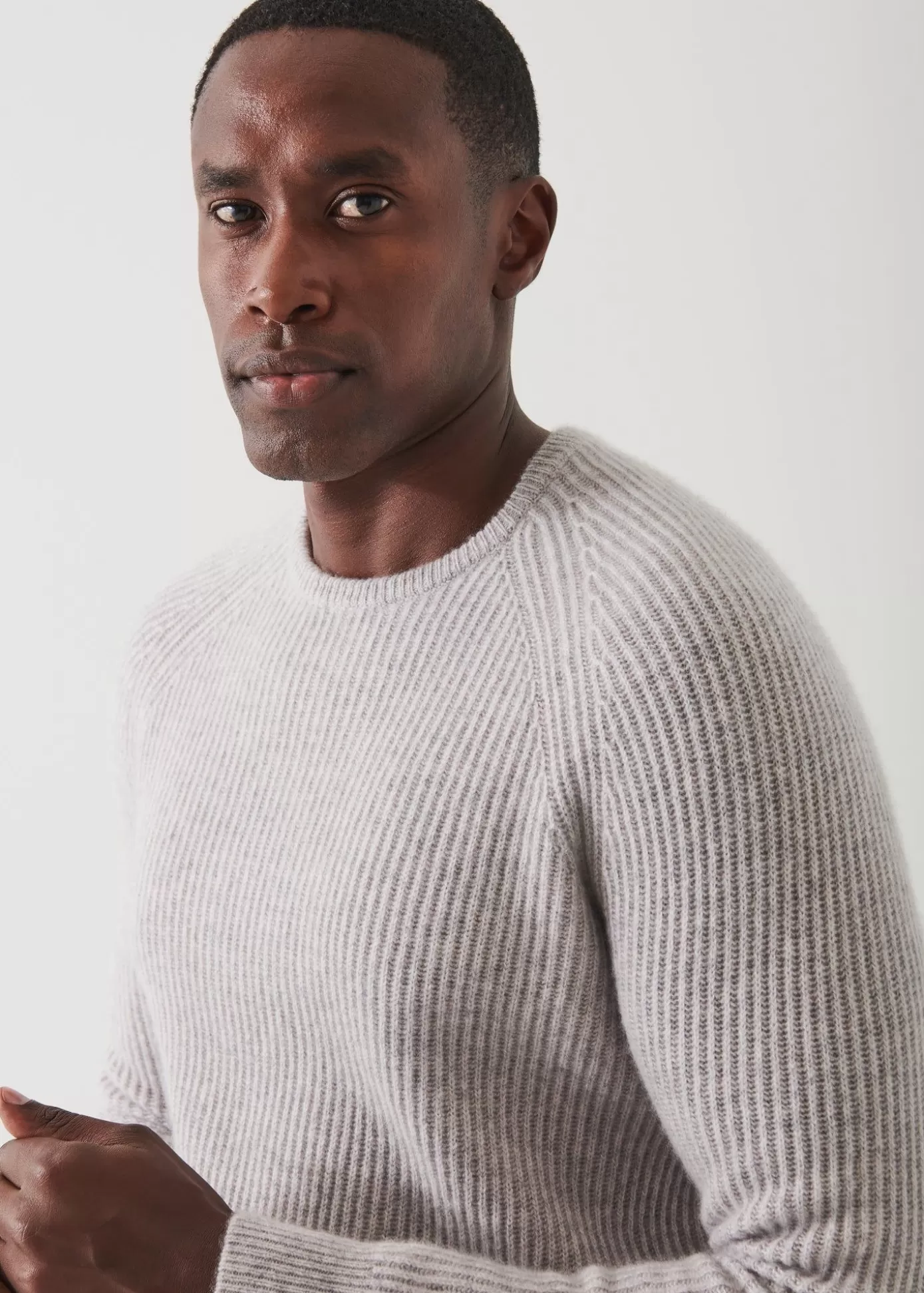 PATRICK ASSARAF Ribbed Cashmere Crewneck Online