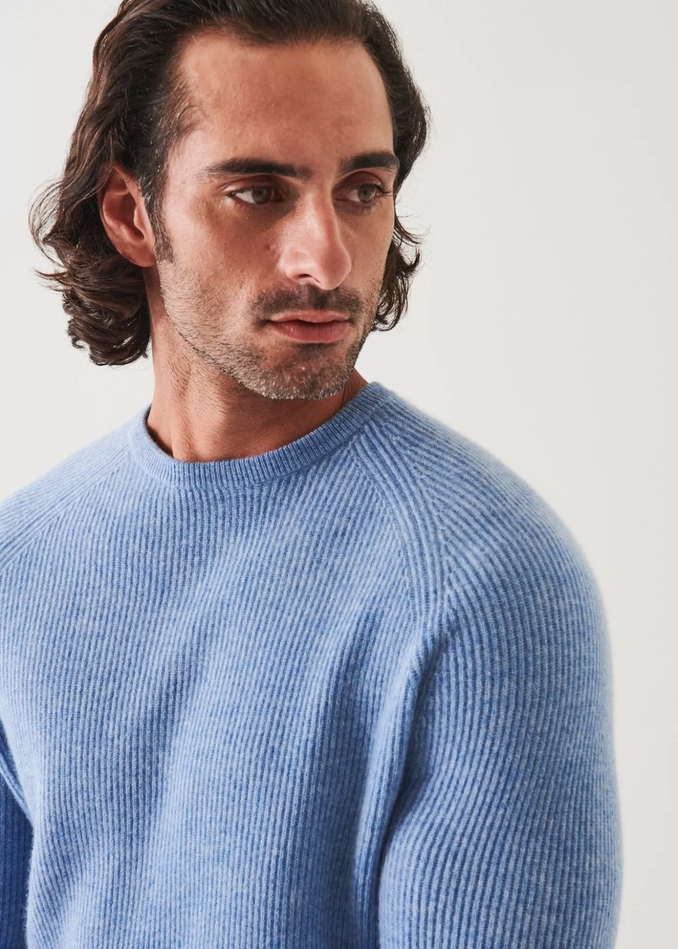 PATRICK ASSARAF Ribbed Cashmere Crewneck Online