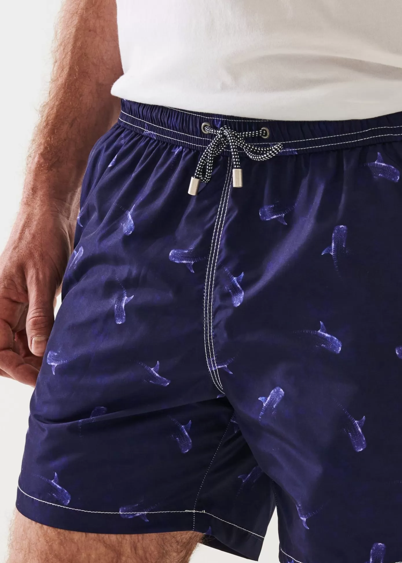 PATRICK ASSARAF Shark Print Swim Short Best