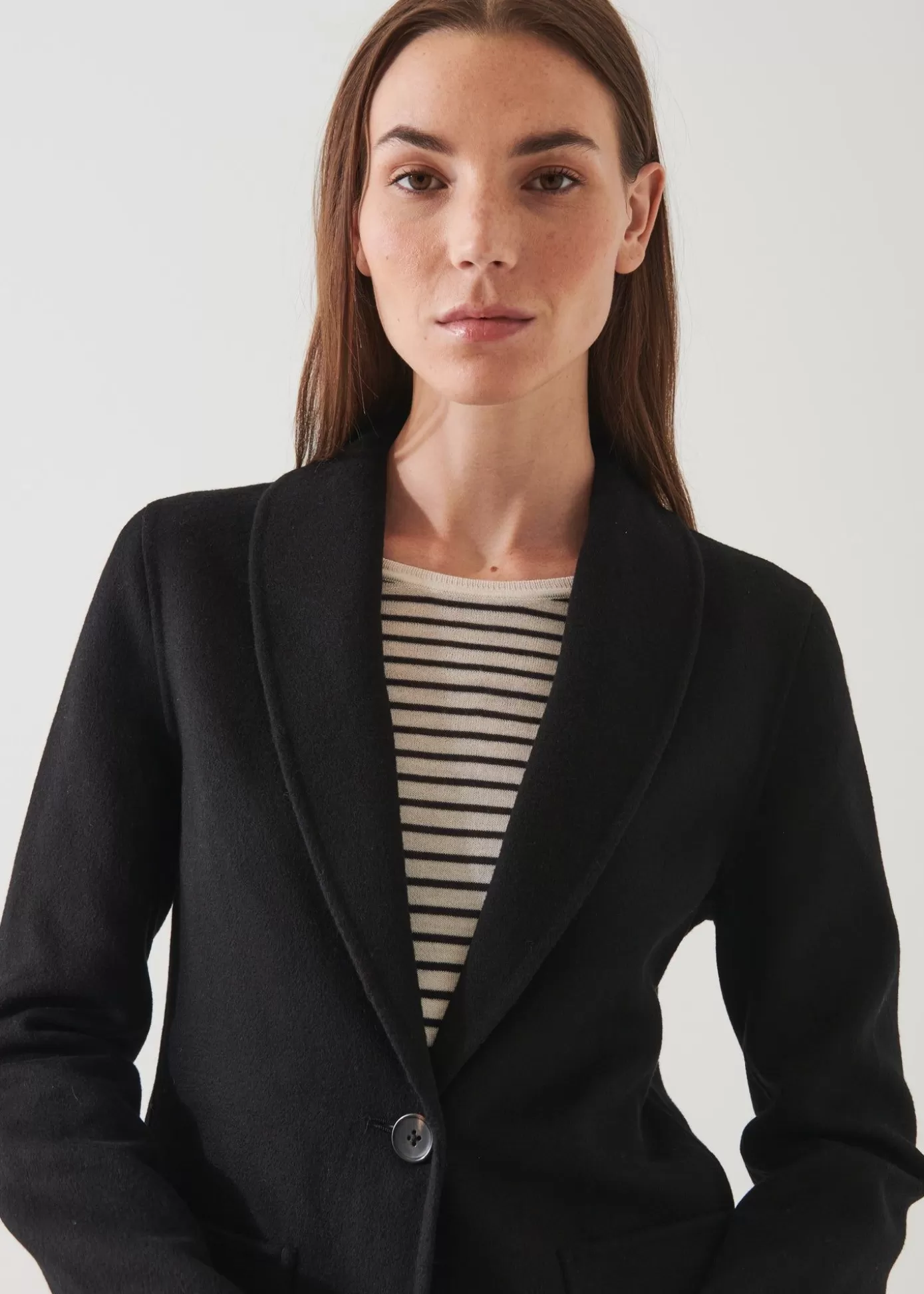 PATRICK ASSARAF Shawl Collar Cashmere Blazer Best