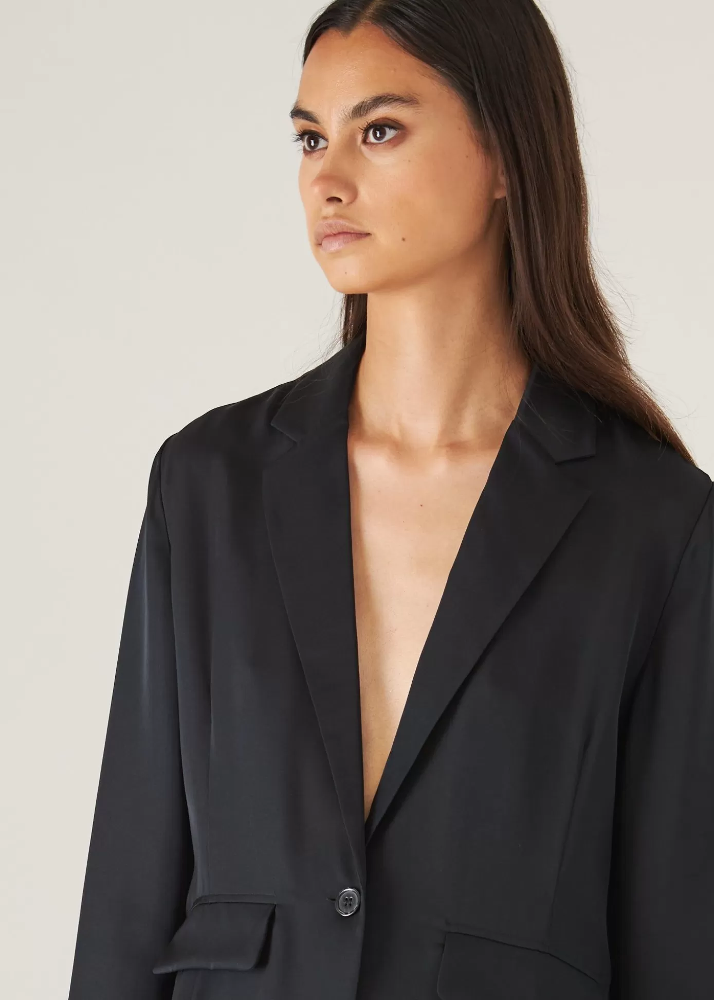 PATRICK ASSARAF Silk Single Breasted Blazer Cheap