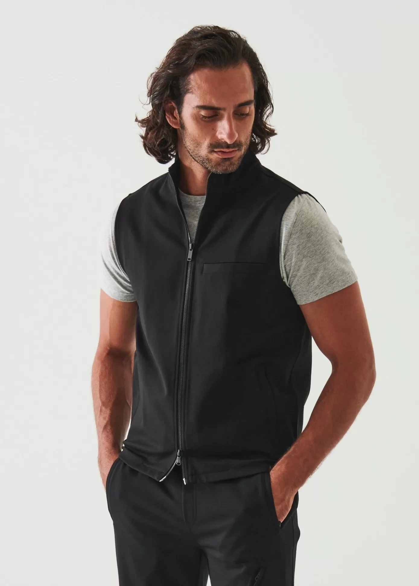 PATRICK ASSARAF Stretch Vest Flash Sale