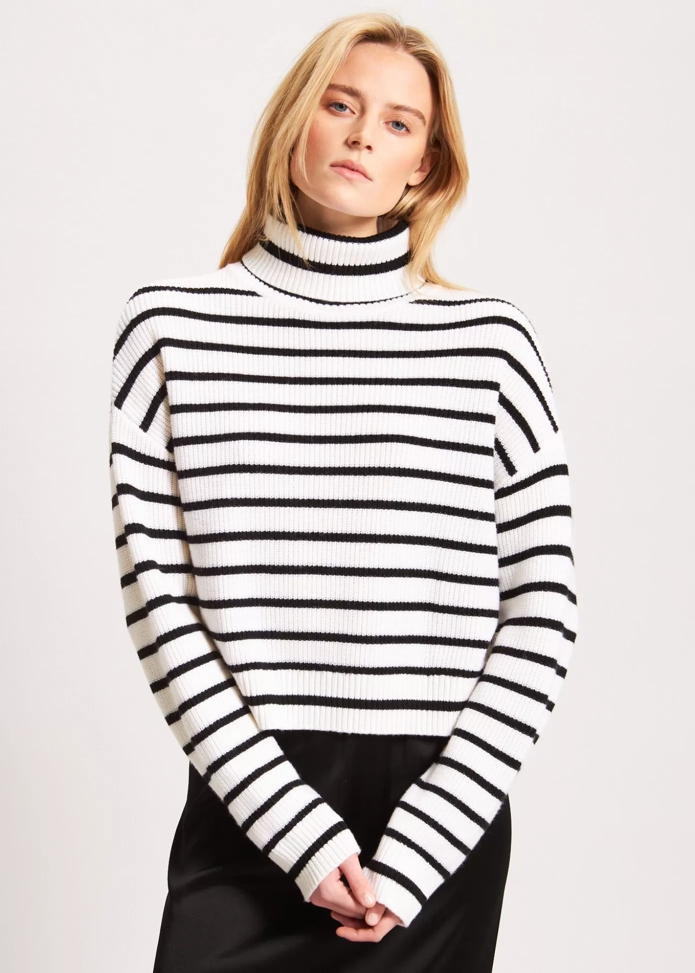 PATRICK ASSARAF Striped Turtleneck Cheap