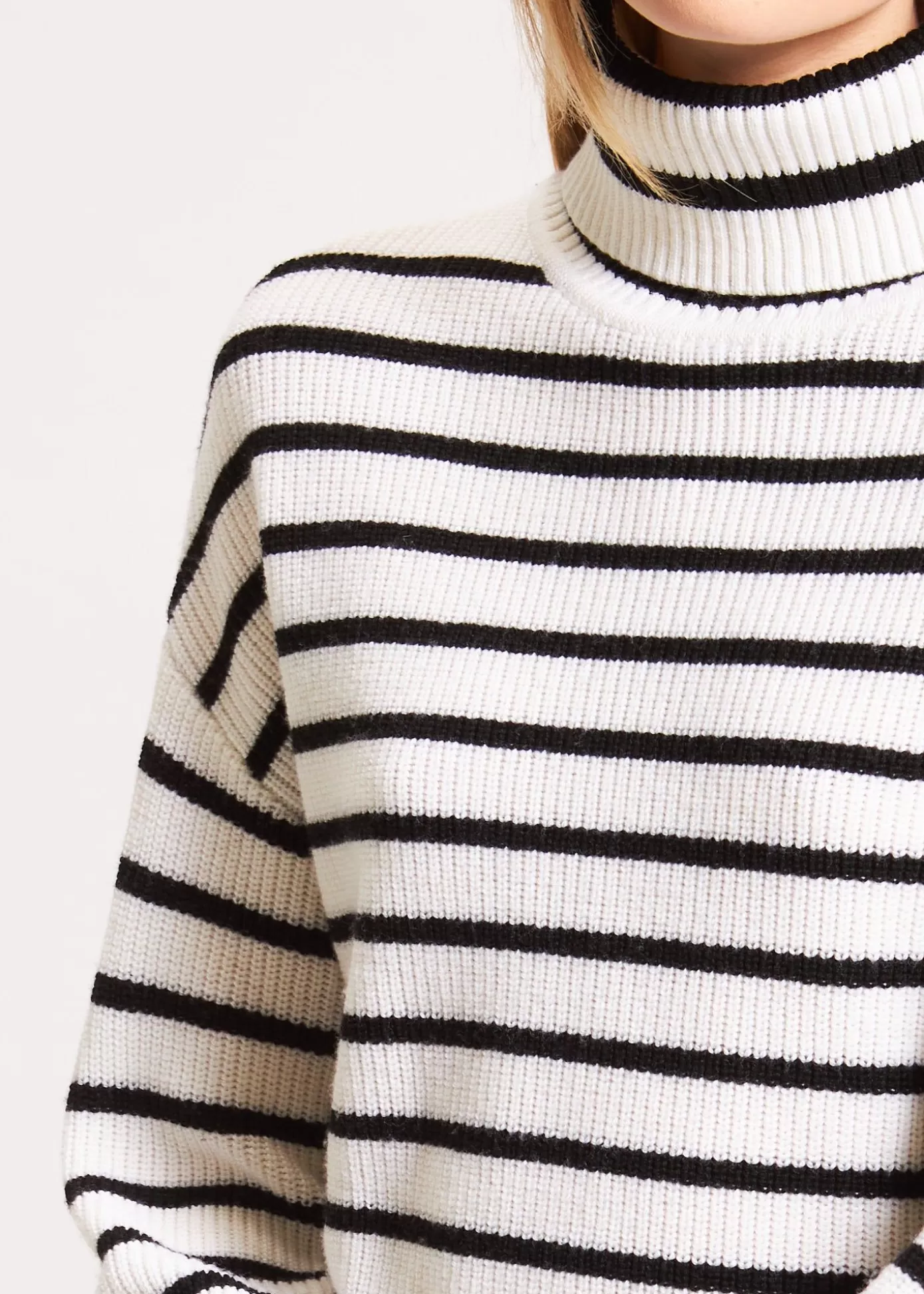 PATRICK ASSARAF Striped Turtleneck Cheap