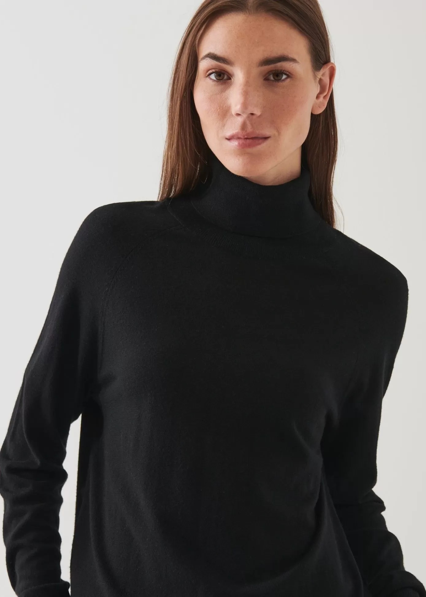 PATRICK ASSARAF Superfine Merino Boyfriend Turtleneck Sale