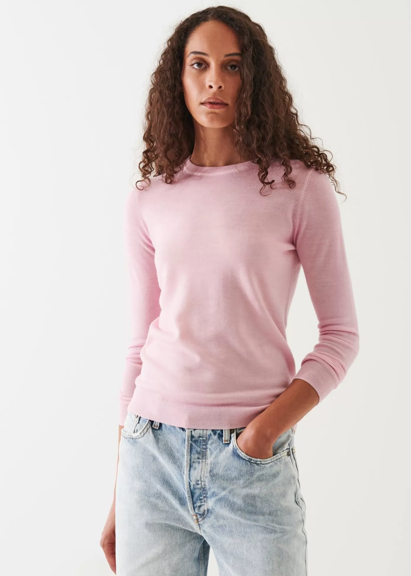 PATRICK ASSARAF Superfine Merino Sunfade Crewneck Cheap