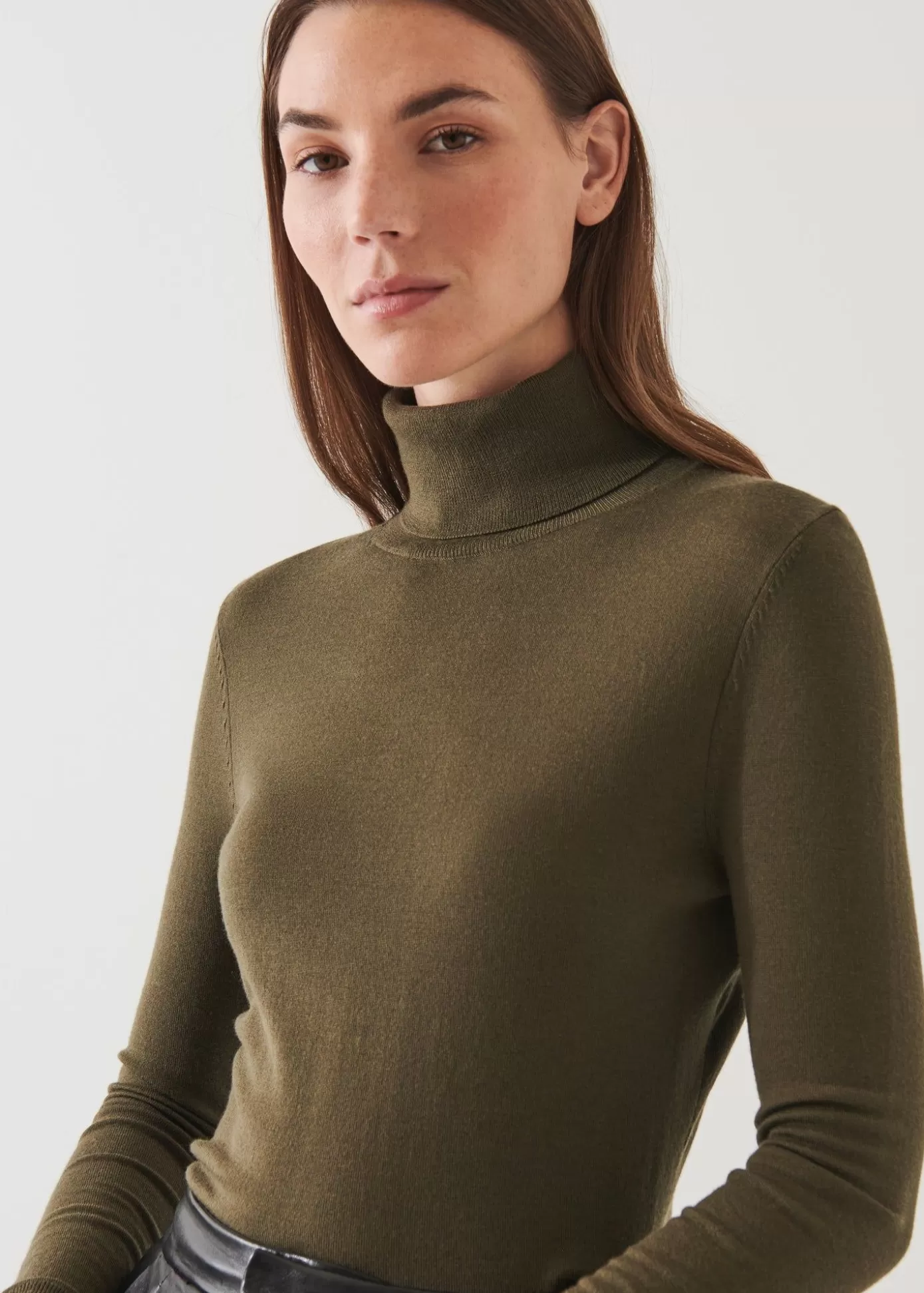 PATRICK ASSARAF Superfine Merino Turtleneck Discount