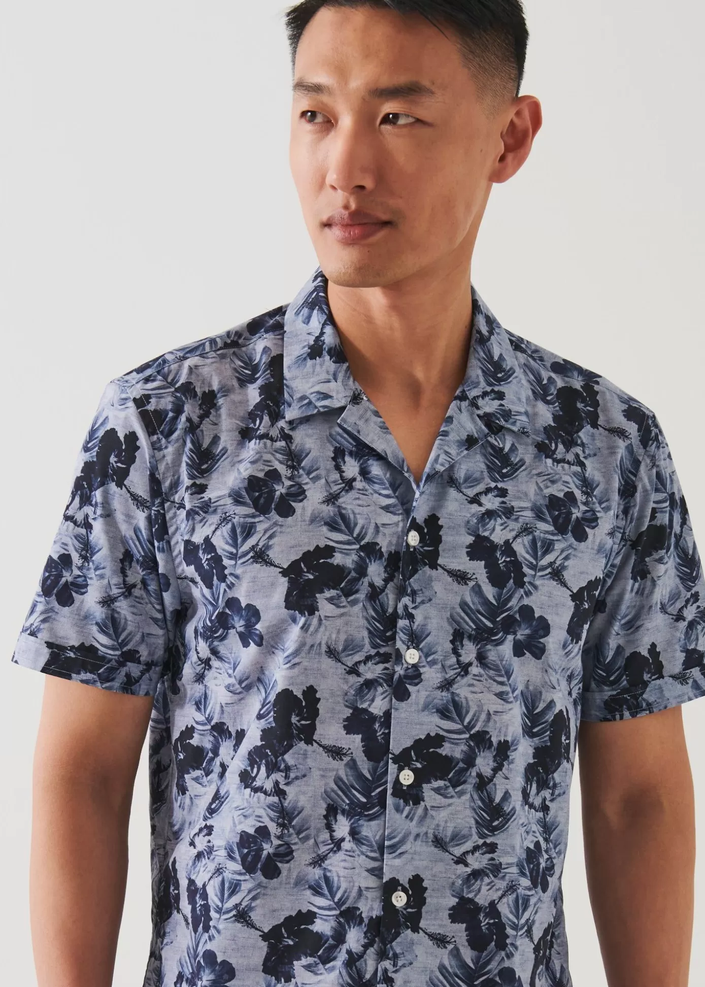 PATRICK ASSARAF Tropical Floral Print Camp Collar Shirt Cheap