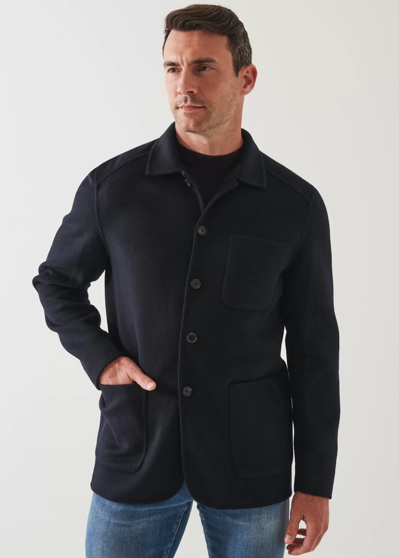 PATRICK ASSARAF Wool Cashmere Chore Jacket Online