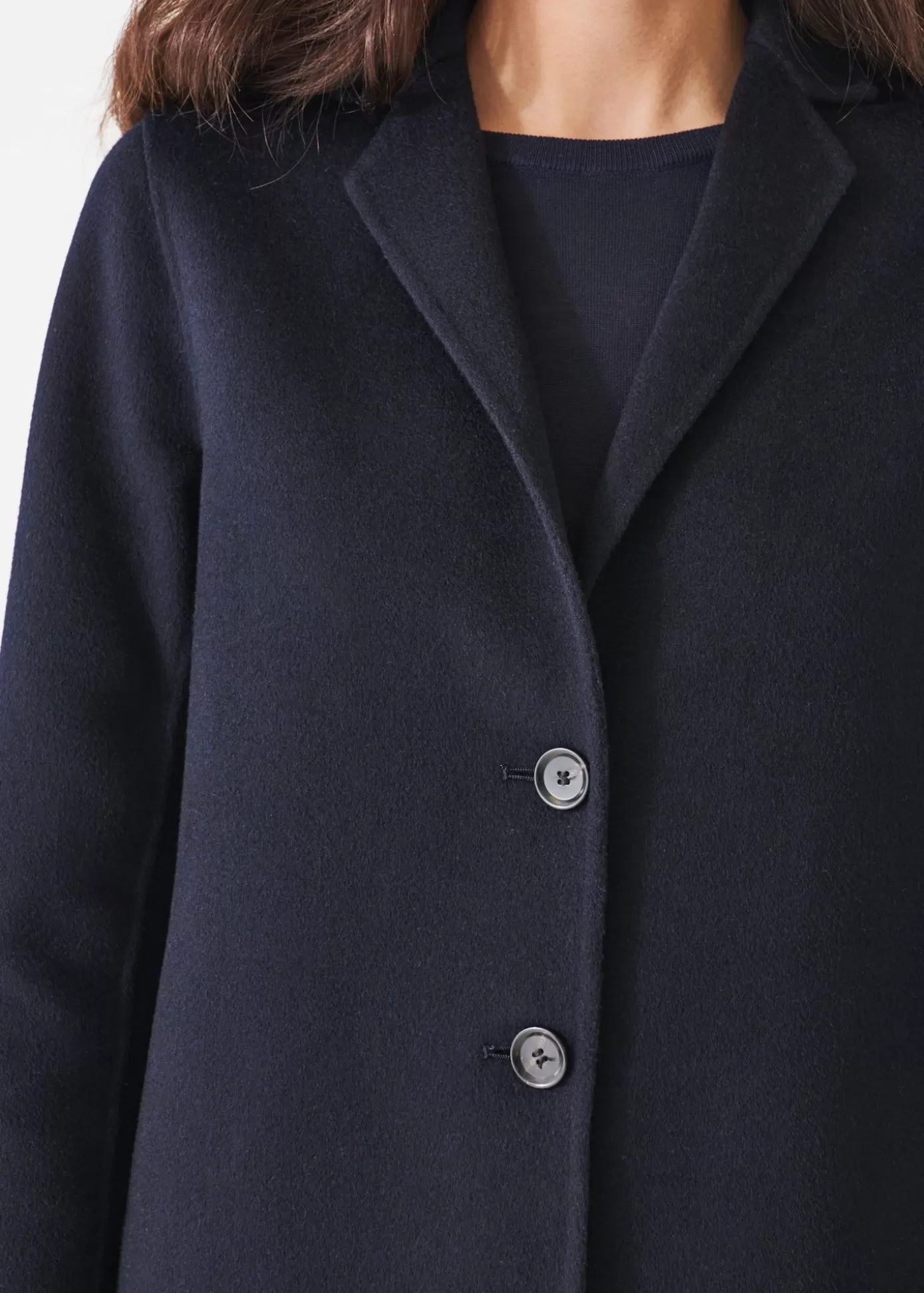 PATRICK ASSARAF Wool Cashmere Coat Discount