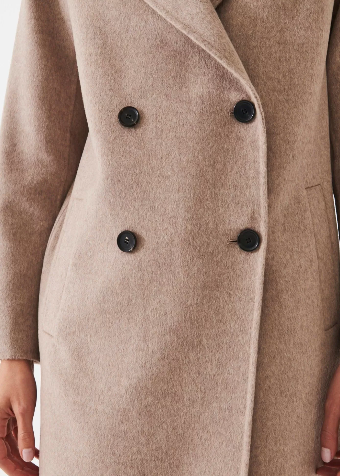 PATRICK ASSARAF Wool Cashmere Coat Clearance