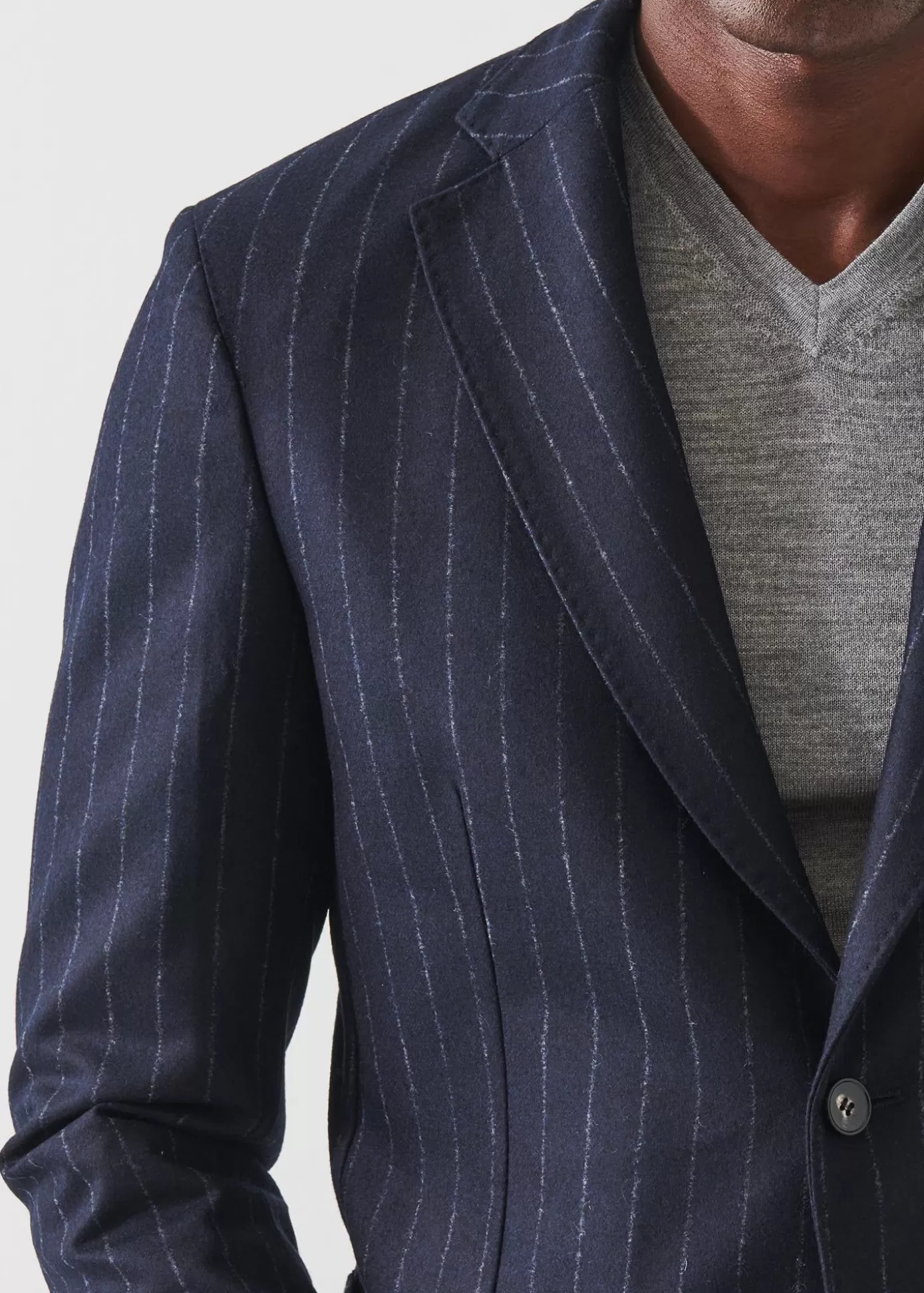 PATRICK ASSARAF Wool Striped Blazer Online